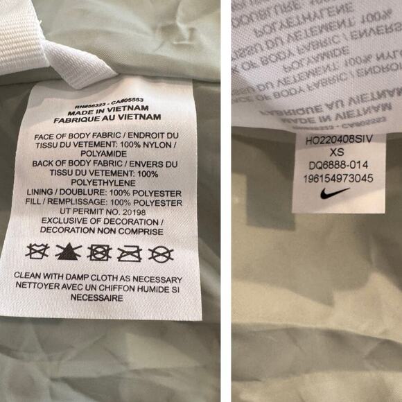 NIKE Sportswear Therma-fit City Series Shine Puffer Jacket Size XS - Picture 11 of 12